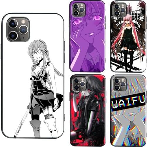 Gasai Yuno Future Diary Phone Case For iPhone 11 12 Pro Max mini X XR XS Max 6S 8 7 Plus SE 2020 Back Cover