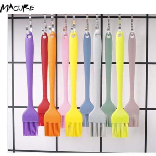 Home Kitchen Food Grade Colorful Silicone Brush Kitchenware Tools Baking Brush BBQ Brush