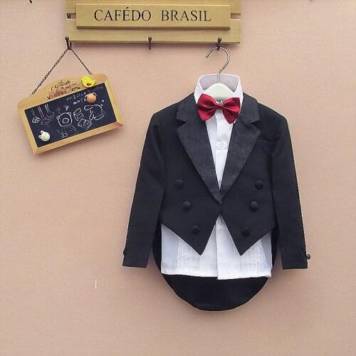 Elegant Boy Formal Suit/Boys Tuxedo Suits/Boy Blazers/Gentlemen Boys Suits For Weddings (Jacket+Pants+Tie+Girdle+Shirt) 1-10T