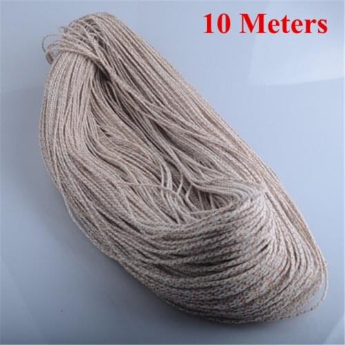10 Meters Long Cotton Wire Core Wicks For ZP Zorro Kerosene Petrol Lighter Universal Fire Starter Bulk Replacement Accessories