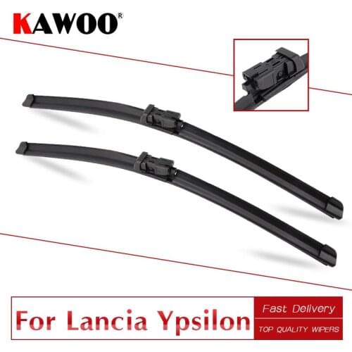 KAWOO For Lancia Ypsilon 2003 2004 2005 2006 2007 2008 2009 2010 2011 2012 2013 2014 2015 2016 2017 2018 Car Wiper Blades Rubber