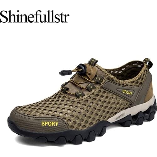 Summer Outdoor Mens Hiking Shoes Men Trekking Sneakers For A Hike Mountain Camping Tourism Zapatillas Senderismo Hombre Trail