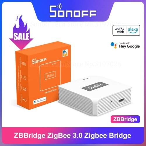 SONOFF ZBBridge Zigbee Bridge SmartHome Switch ZigBee3.0 Multi-device Managemant via eWeLink Voice Control via Alexa Google Home