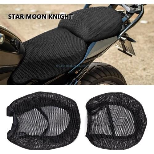 Motorcycle Anti-Slip 3D Mesh Fabric Seat Cover Breathable Waterproof Cushion For BMW R1250RS R1250R R1200RS R1200R LC R 1200 RS