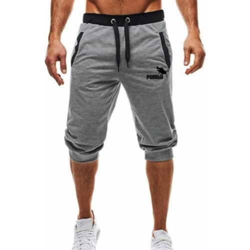 New 2021 Summer Men Casual Sweatpants Shorts 3/4 Trousers Short Fitness Clothing Bodybuilding Men Shorts Summer Cotton Trousers
