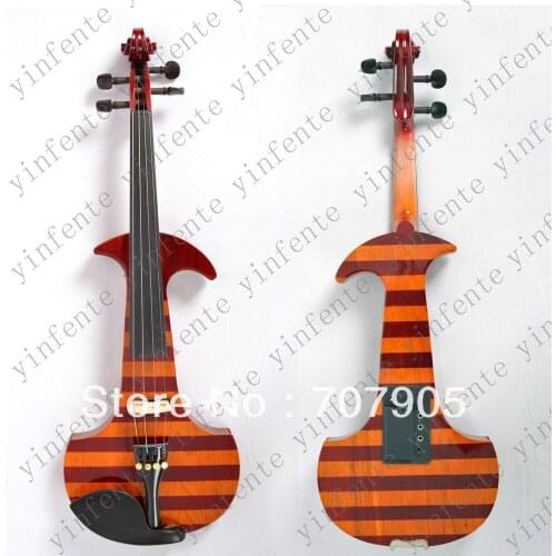 New 4/4 Electric violin silent wonderful tone Any color Black yellow red Ect