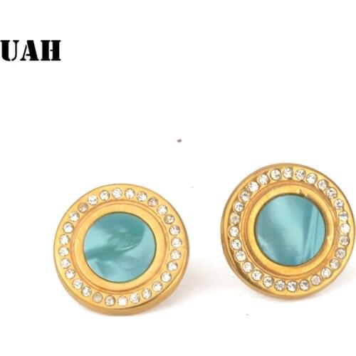 UAH 2018 New Fashion Jewelry Crystal Rhinestone Stud Earrings for Women Vintage Earrings Gifts For Women Lady Girls Wholesale