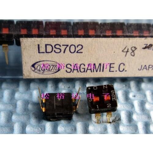 Original new 100% LDS702 dialing switch 2 bit spacing 2.54mm