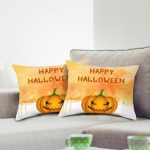 Excellent Eco-friendly Pillow Cover Cartoon Pattern Peach Skin Sofa Decorating Print Pillowcase Comfortable to Touch for Home