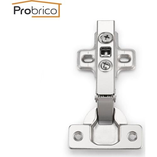 Probrico 4 Pair Soft Close Concealed Kitchen Cabinet Hinge CHR093HA Full Overlay Hydraulic Furniture Cupboard Door Hinge