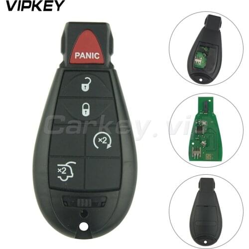 Remotekey M3N5WY783X 4 button with panic 434mhz for dodge jeep Chrysler Town Country Keyless entry remote Fobik