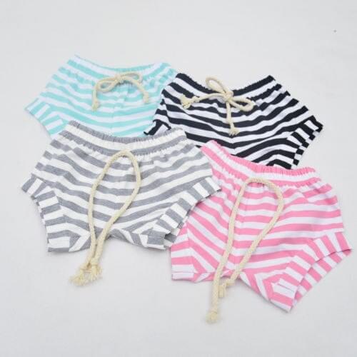 2019 Toddler Infant Baby Boy Girl Kids Harem Shorts Bottoms PP Bloomers Panties Striped Casual Cotton Comfy New Fashion Summer
