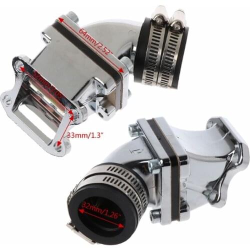 50LC DIO50 Performance Intake Manifold For 2 Stroke AF18/27/28 Elite Spree Motorcycle Modification Accessories