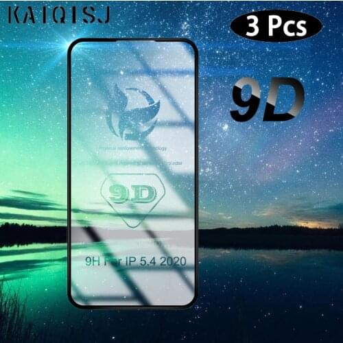 3PCS 9D Protective Glass For IPhone 12 mini 6S 7 8 plus XS 11 pro MAX Glass On Iphone 7 8 X XR XS 11 12 Pro MAX Screen Protector