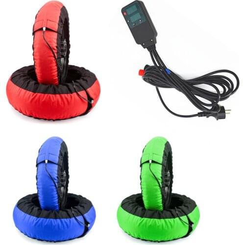 1Pair Motorcycle Non-digital digital Dual-Switch Tire Warmers Tyre Warmer Front and Rear for scooter 10' custom color