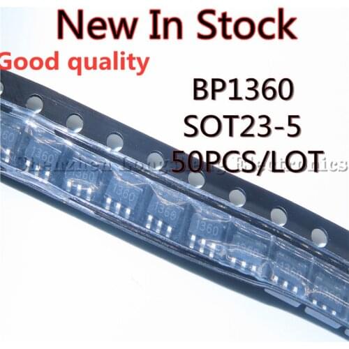 50PCS/LOT BP1360 SOT23-5 30V/500mA high-brightness LED constant current driver chip Brand new genuine authentic