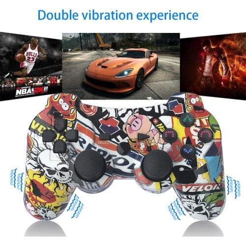 Wireless Double Shock Gamepad For Playstation 3 Sixaxis for PS3 Controller Dualshock Pubg For Game Controller Gamepad ps3