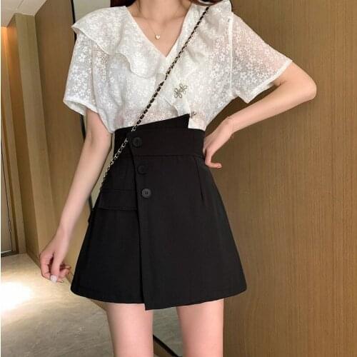 CANClO Womens Autumn Skirts