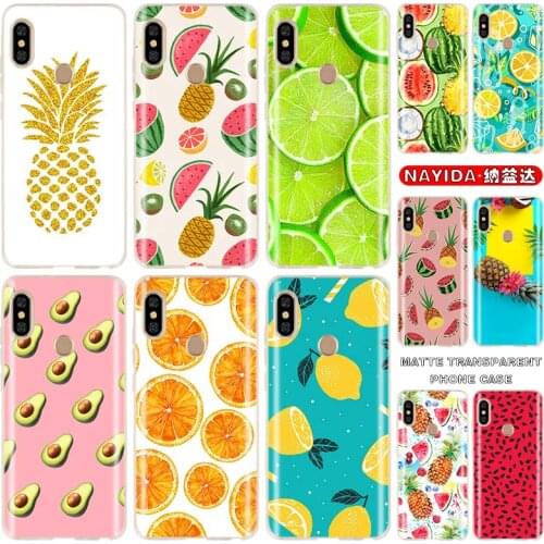 Summer Fruit Pineapple Watermelon Lemon cover soft Case For Xiaomi Redmi 9a 8A 7A 6A 5plus Note 9 8 7 6 5 Pro Y3 9S 8T