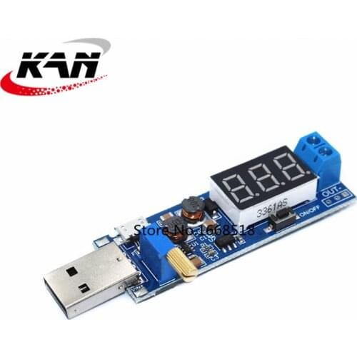 DC-DC USB boost power regulator module 5V to 3.3V 9V 12V 24V desktop power module
