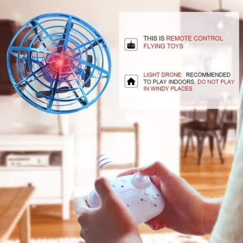 Five Senses Colorful Ufo Mini UFO Mini Drone Kids Flying Toys Smart RC Hand Control Aircraft Educational Gifts Luminous Toys Kid