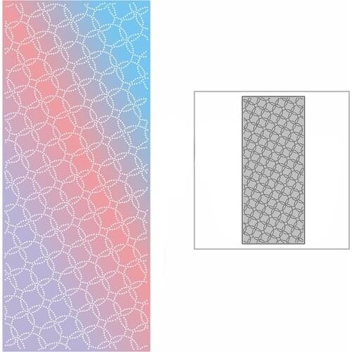 New Connected Ovals Slim Background Panel 2021 Metal Cutting Dies for DIY Scrapbooking and Card Making Embossing Craft No Stamps