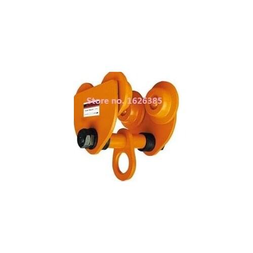 0.5Ton Plain trolley manual hand I-beam,CE certificate monorail trolley lifting chain hoist chain block crane lifting sling