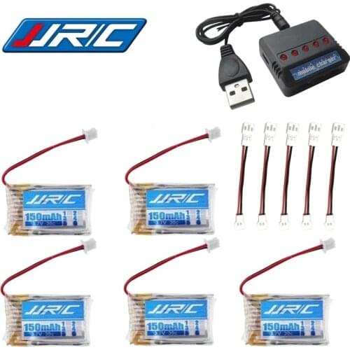 Original JJRC H20 battery 3.7V 150mAh For JJRC H20 Syma S8 M67 U839 RC Quadcopter Parts 3.7V Lipo Battery + 5-hole charger 3.7v