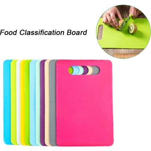 Plastic Cutting Board Foods Classification Boards Outdoors Camping Vegetable Fruits Meats Bread Cutting Chopping Blocks
