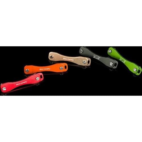 Portable Keychain Key Organizer Holder EDC Outdoor Camping Pocket Tool Key Clip Hard Oxide Aerospace Aluminum