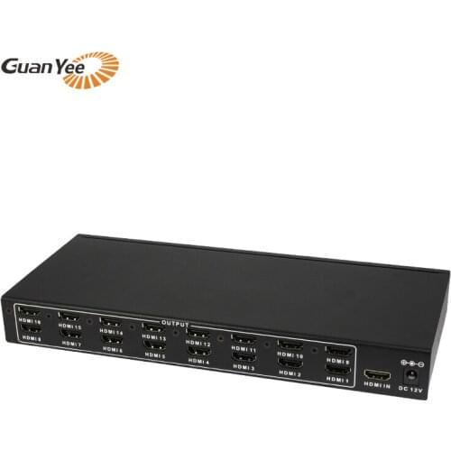 1 in 16 out 4K high resolution divider 1 in 16 channel video picture switcher Hdmi splitter 1x16