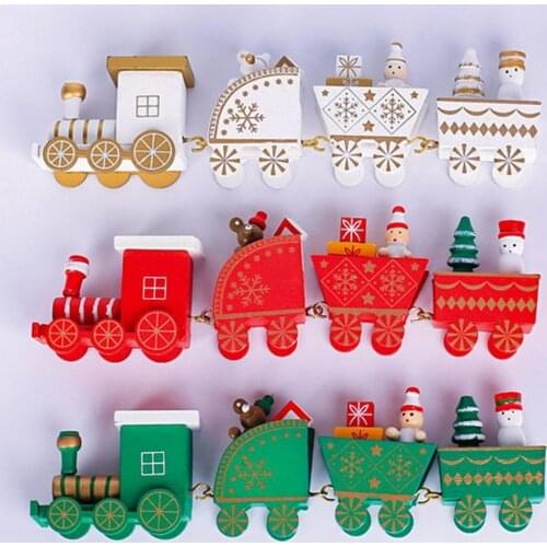 Christmas Train Miniatures Memorable Kids Gift Christmas Party Favor Train Ornaments Adorable Christmas Train Ornament for Kids