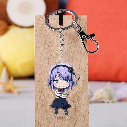 Shidare Hotaru Fashion Anime Acrylic Key Chains Cartoon Keyring Keychain Pendant Keyholder Unisex Birthday Gifts NEW