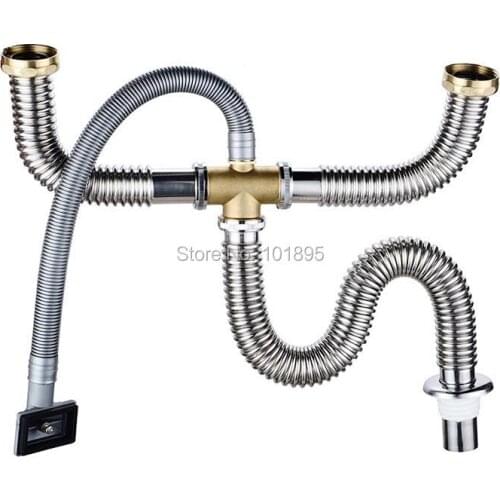 L16868 Kitchen Sink Stainless Steel Drainer with Flexible Hose