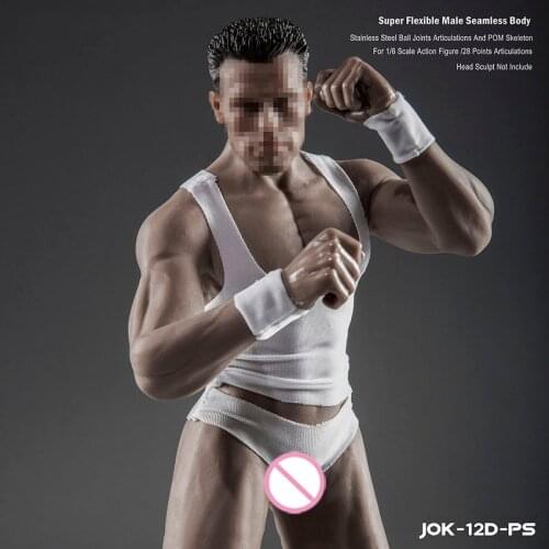 In Stock 1/6 Scale Strong Muscular Bodybuilder Male Body Remove The Feet Model Male Encapsulated for 12'' Action Figure