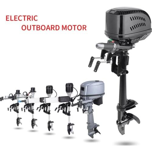 12V 48V 60V Brushless Electric Boat Engine Outboard Motor