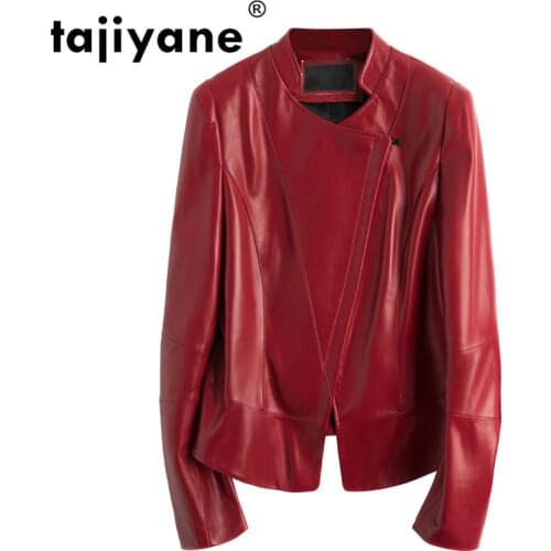 Tajiyane Coats and Jackets Women Clothes Real Genuine Leather Jacket Sheepskin Coat 2020 Motos Slim Coat Female D57928Q01 WPY478