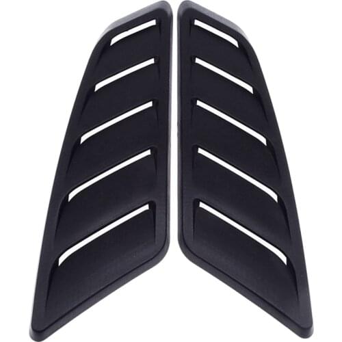 1 Pair Universal Car Air Intake Bonnet for Ford Mustang 2015-2017 Car Front Hood Vent Panel Engine Trim Decoration Accessories