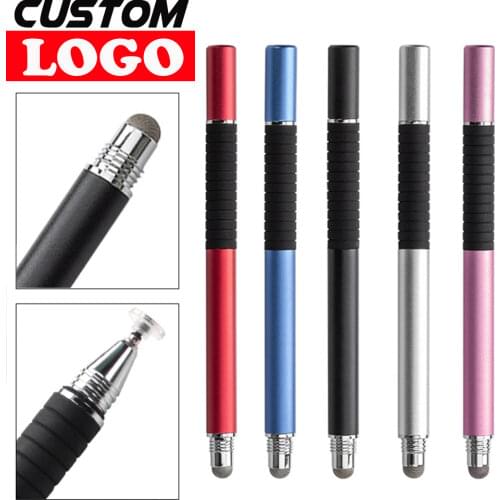 10pcs/lot Universal 2 in 1 Stylus Drawing Tablet Pens Capacitive Screen Touch Pen for iphone Ipad Android Samsung Huawei