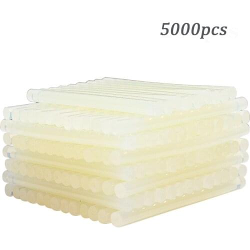 5000Pcs/Set 7mm x 100mm Hot Melt Glue Sticks For Electric Glue Gun Craft Album Repair Tools For Accessories Set Kits