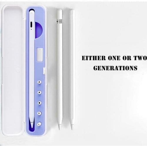 Pencil Case Cover Touch Pen Storage Box Accessories Protector For Apple Pencil Tablet Adapter Fitting Pencil Case Drop Shipping