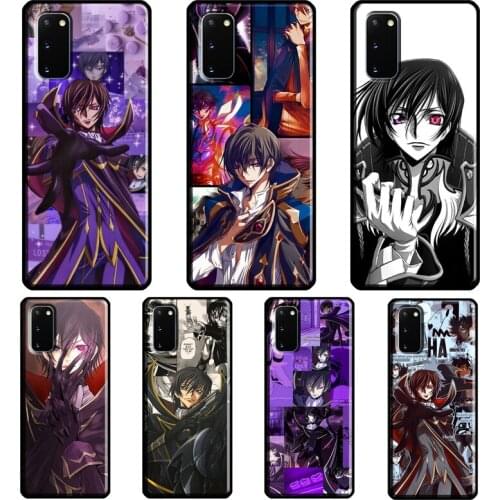 Lelouch vi Britannia Code Geass anime Case For Samsung Galaxy S10 S9 S8 Note 10 Plus Note 20 Ultra S20 FE S21 Ultra Phone Cover