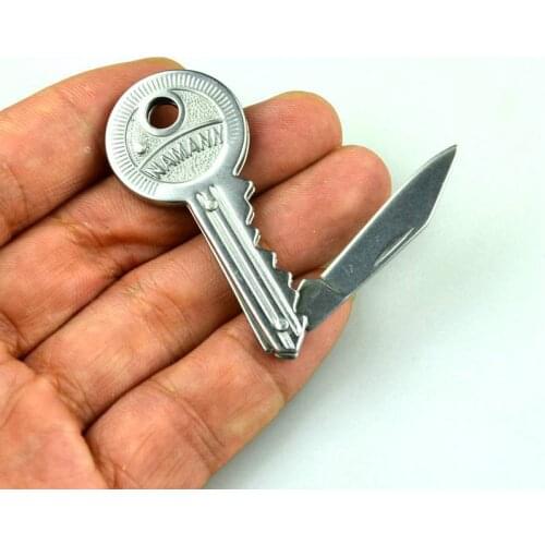 Key gadget Survive Pocket letter knife Peeler Tool Package Box kit fruit Mini hike Outdoor Pare Open camp Opener Blade fold Peel