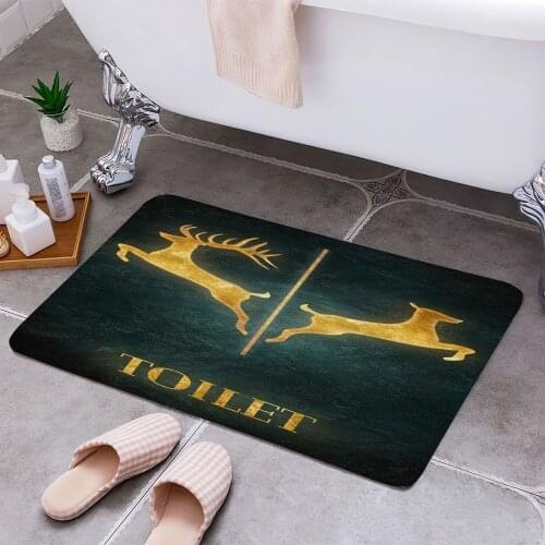 Bathroom 3D Print Doormats Rectangle Non-Slip DoorMat Bedroom Kitchen Entrance Print Door rugs Dropshipping