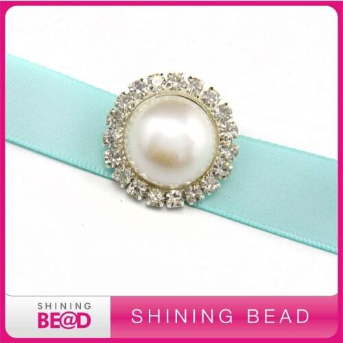 Fashion design pearl rhinestone brooch,free shipping,high quality,22*22mm sliver plating round pearl brooch for invitation