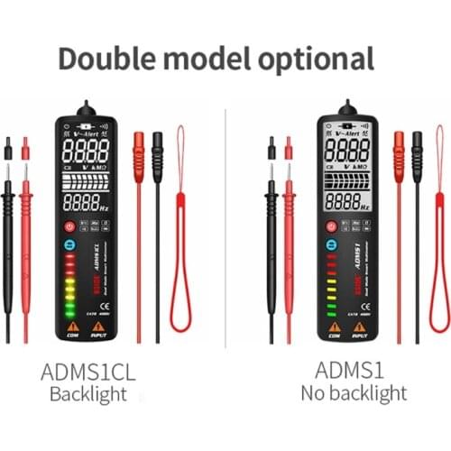 ADMS1CL Dual Mode Smart Multimeter Resistance Tester LCD Digital Toughness Electric Intelligent Voltmeter Voltage Meter 649A