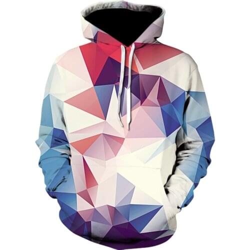 Mens and womens hoodies with hats and hoodies printed color block autumn and winter 3D jerseys and hoodies wholesale and retai