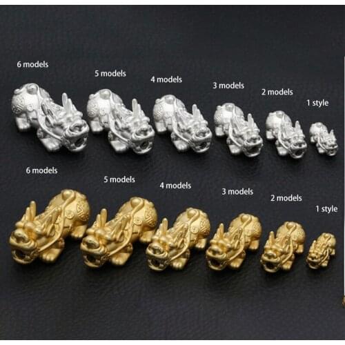 S999 Pure Silver DIY Jewelry Accessories Money Pixiu Bracelet Back Cloud Men and Women Beads Wholesale Bulk Making Kit