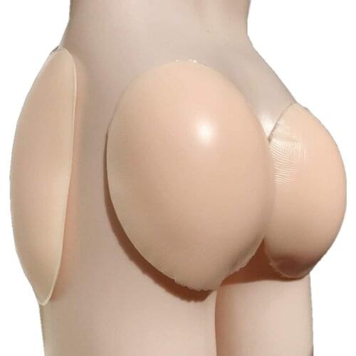2020 New Sexy Hip Pads Self-adhesive Silicone Hip Pad 4 Pieces Include Buttock Lifter Ajusen Realistic Soft Hip Enhancer CD