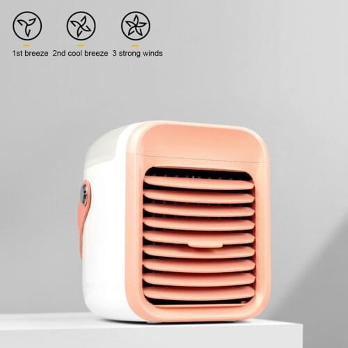 2021 NEW Portable Air Cooler Fan Mini USB Air Conditioner Desktop Air Cooling Fan Humidifier Purifier For Office Bedroom
